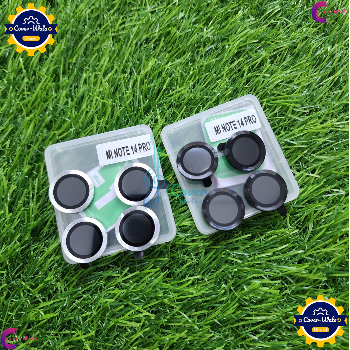 Picture of For Redmi Note 14 Pro Camera Protector WSKEN Metal Ring Tempered Glass Camera Lens Protector Power by AL-Huda Gadget Corner