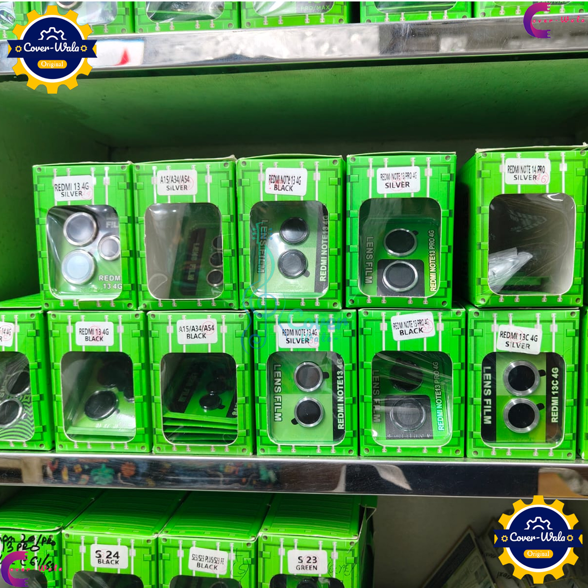 Picture of For Xiaomi Redmi Note 13 4G Camera Protector WSKEN Metal Ring Tempered Glass Camera Lens Protector Power by AL-Huda Gadget Corner