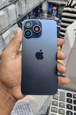 Picture of Backshell for iPhone 15 Pro Max Replacement Back Battery Cover Back Rear Glass Case - camera