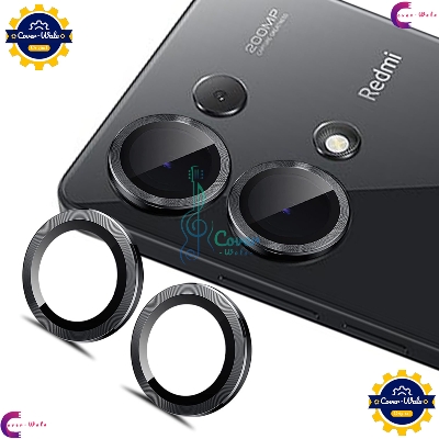 Picture of For Xiaomi Redmi Note 13 Pro 4G Camera Protector WSKEN Metal Ring Tempered Glass Camera Lens Protector power by AL-Huda Gadget Corner
