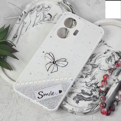 Picture of Ladies Cover For Vivo Y15S With 3D Stone Butterfly & Glitter Case For Vivo Y15S Back Cover - মোবাইল ফোন - Phone