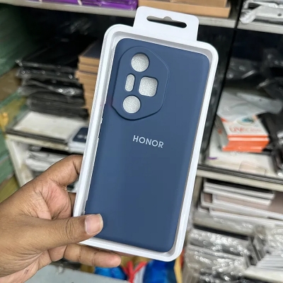 Picture of Shockproof & Transparent Crystal Clear Back Cover Case / Matte Protective Lens Flexible Back Cover for Honor 300 Pro 5G | Slim Silicone Cover with Soft Lining Shockproof Full Body Bumper Case