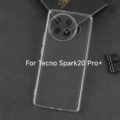 Picture of For Tecno Spark 20 Pro Plus All-Inclusive Security Protection Durable TPU Case for Tecna Spark 20Pro+ KJ7 Clear Airbag Drop Resistant Phone Case