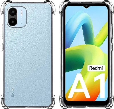 Picture of For Xiaomi Redmi A1 Premium Silicone Case Crystal Clear Soft TPU Ultra-Thin Transparent Flexible Protective Mobile Phone Back Cover