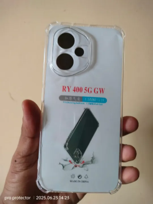 Picture of Shockproof & Transparent Crystal Clear Back Cover Case / Matte Protective Lens Flexible Back Cover for Honor 400 5G | Slim Silicone Cover with Soft Lining Shockproof Full Body Bumper Case