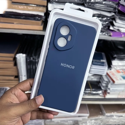 Picture of Shockproof & Transparent Crystal Clear Back Cover Case / Matte Protective Lens Flexible Back Cover for Honor 300 5G | Slim Silicone Cover with Soft Lining Shockproof Full Body Bumper Case