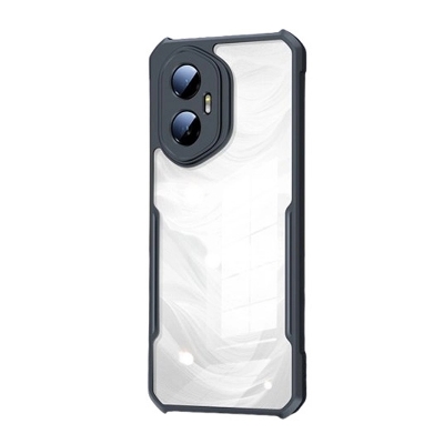 Picture of Shockproof & Transparent Crystal Clear Back Cover Case / Matte Protective Lens Flexible Back Cover for Honor 300 5G | Slim Silicone Cover with Soft Lining Shockproof Full Body Bumper Case