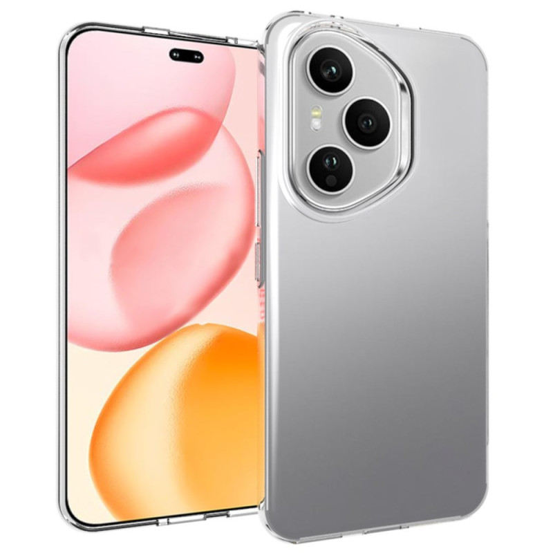 Picture of Shockproof & Transparent Crystal Clear Back Cover Case / Matte Protective Lens Flexible Back Cover for Honor 400 Pro 5G | Slim Silicone Cover with Soft Lining Shockproof Full Body Bumper Case