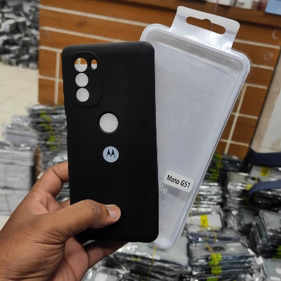 Picture of Premium Liquid Silicone Phone cover for  Motorola Moto G51 5G Back Cover