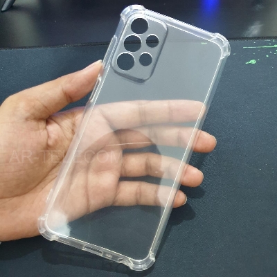 Picture of for Samsung Galaxy A23 Silicone Airbag cover Shockproof Transparent Protective Clear Back Cover TPU Case