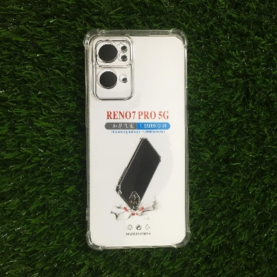 Picture of Oppo Reno 7 Pro (5g) Soft Silicone Transparent Back Cover Full Protection Shock Proof/ Break Proof Reno 7 Pro (5g) Phone Case for Oppo.