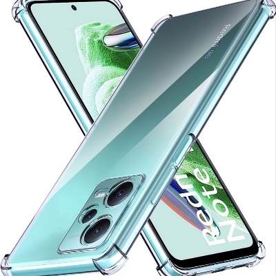 Picture of For Xiaomi Redmi Note 12 5G Soft TPU Clear Transparent Shockproof Airbag Back Cover Case