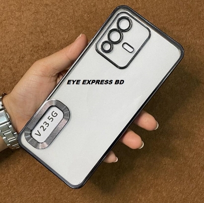 Picture of For Vivo V23 5G /S12  Logo View with Camera Lens Protector Soft Slim CD Back Cover For Vivo V23 Phone Case