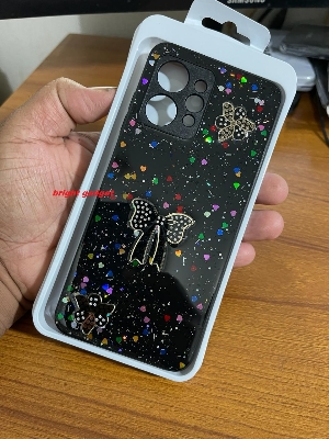 Picture of For Symphony ATOM 4 New Luxury Butterfly Transparent Shockproof Back Cover Case For Symphony ATOM 4