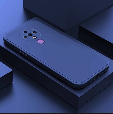 Picture of For Tecno Spark 6 Heavy Strong Liquid Silicone Soft Gel Rubber Shockproof Cover Case For Tecno Spark 6 Back Cover