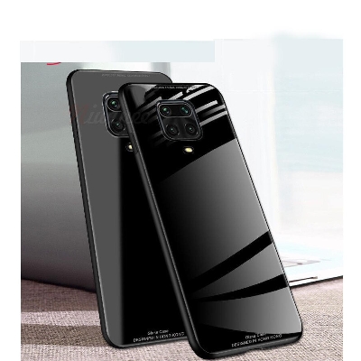 Picture of For Xiaomi Redmi Note 9S / Redmi Note 9 Pro Max / Redmi Note 9 Pro “HONG KONG Design” Tempered Glass Protector Casing Glass Back Phone Cover