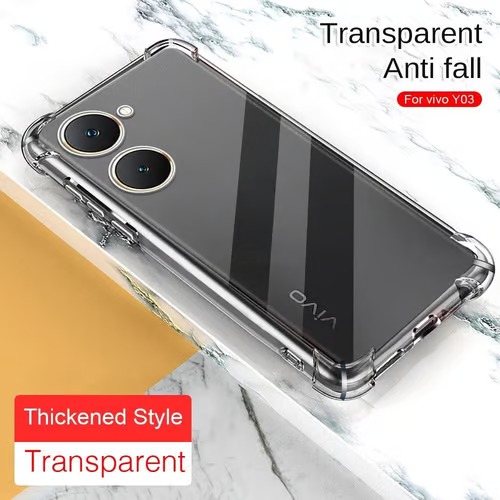 Picture of For vivo y03  4g soft clear transparent back cover