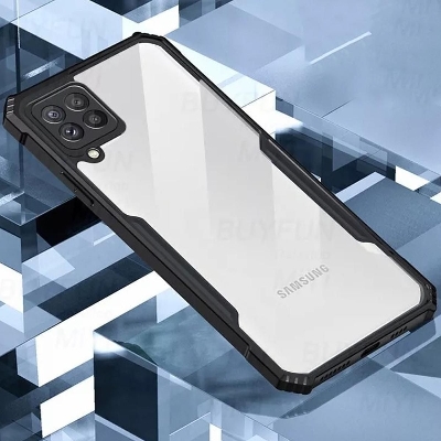 Picture of For Samsung Galaxy M33 5G Cushion Back Clear Hard Cover Casing