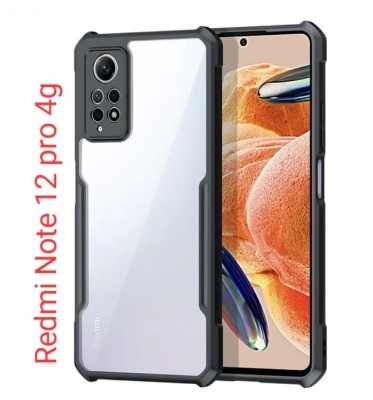 Picture of Xundd Protective Cover For Redmi Note 12 Pro  (4G) Cases Shockproof Airbag Bumper Soft Back Transparent Shell Cove