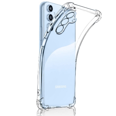 Picture of For Samsung Galaxy S23 PLUS Premium Silicone Case Crystal Clear Soft TPU Ultra-Thin Transparent Flexible Protective Mobile Phone Back Cover