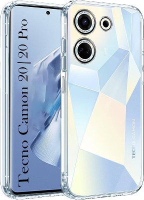 Picture of For Tecno Camon 20/Tecno Camon 20 Pro Case Soft Transparent Full Protection Clear Back Cover Tecno Camon20 Pro Phone Cases