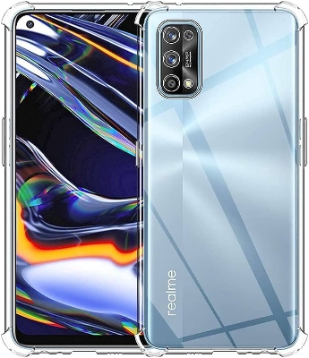 Picture of For Realme 7 Pro Clear Cover Soft Thin Anti-Scratches Crystal Case(Transparent)