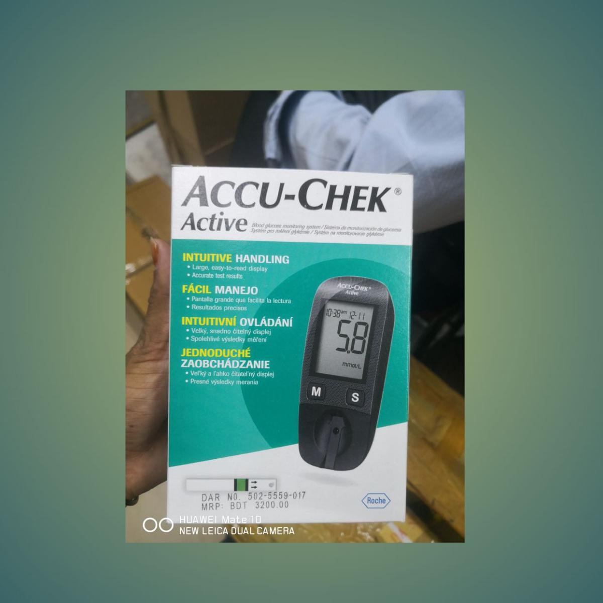 Picture of Accu Chek Active Glucose Monitor with Free 10 Strips Glucose meter