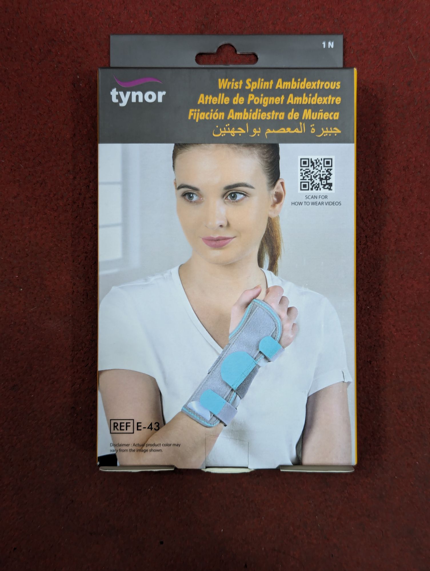 Picture of Tynor Wrist Splint Ambidextrous