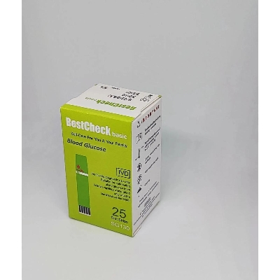 Picture of Best Check Blood Glucose Test Strips Vial 25