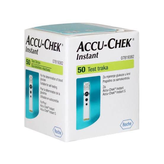 Picture of Accu Chek Instant and Instant S, Blood Glucose Test Strips (50 Strips)