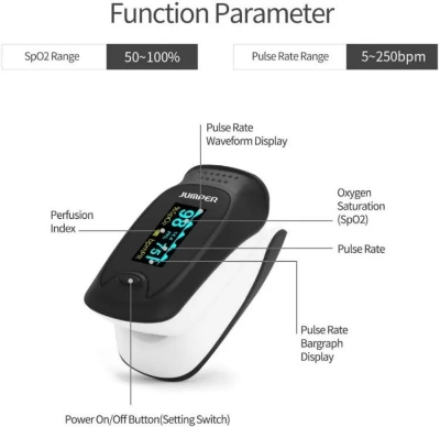 Picture of Jumper JPD-500D (OLED Version) Fingertip Pulse Oximeter (CE & FDA Approved)
