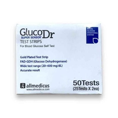 Picture of gluco dr code 2 strips 25×2=50 pes