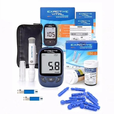 Picture of Exactive Vital Blood Glucose Monitor System full set