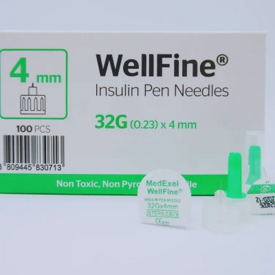 Picture of Insulin Pen Needle 4mm WellFine Made in Korea