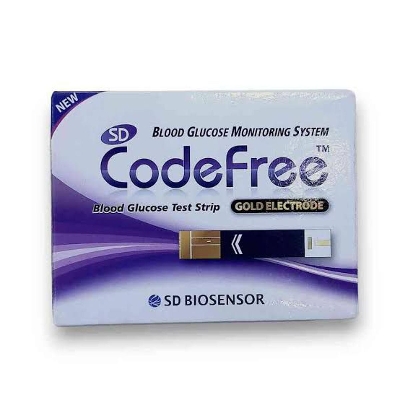 Picture of SD Codefree blood glucose test strips 25×2=50pes