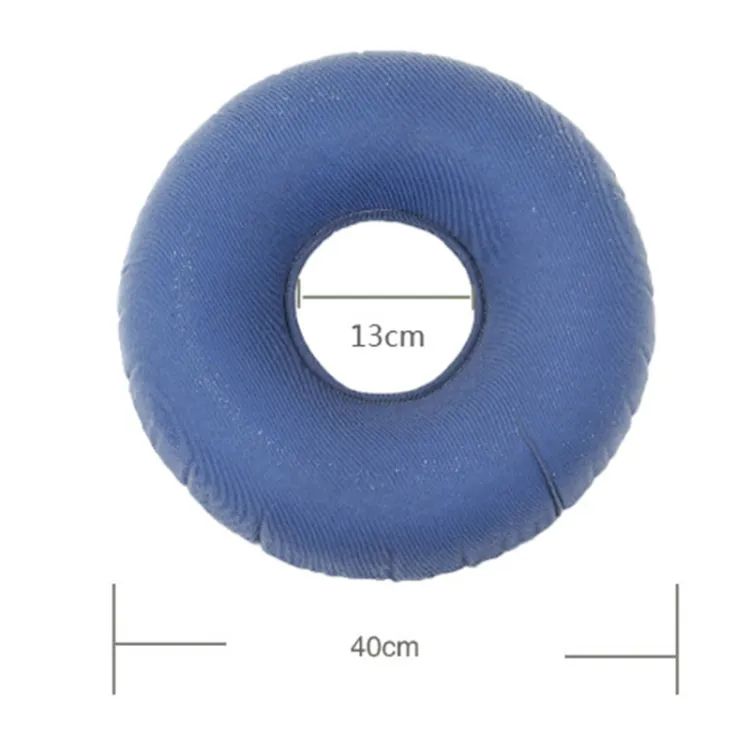 Picture of Inflatable Pile Ring Pad Donut Pillow Vinyl Rubber Seat Medical Acne-Black