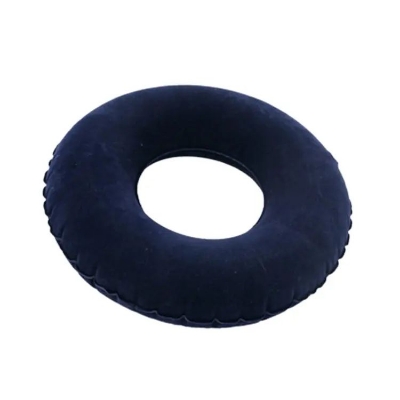 Picture of Inflatable Pile Ring Pad Donut Pillow Vinyl Rubber Seat Medical Acne-Black