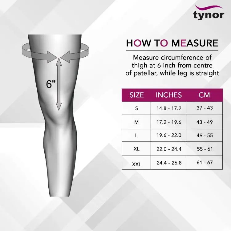 Picture of Tynor Knee Wrap Hinged (Neo) Compression, Support, Pain Relief