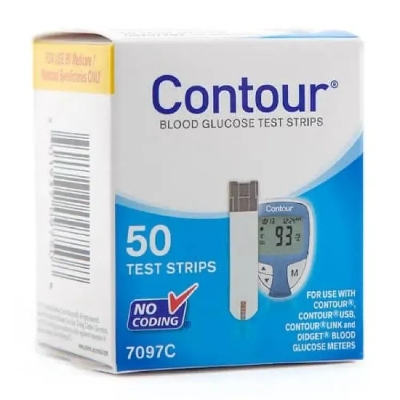Picture of CONTOUR Blood Glucose TEST STRIPS (50) 70973C