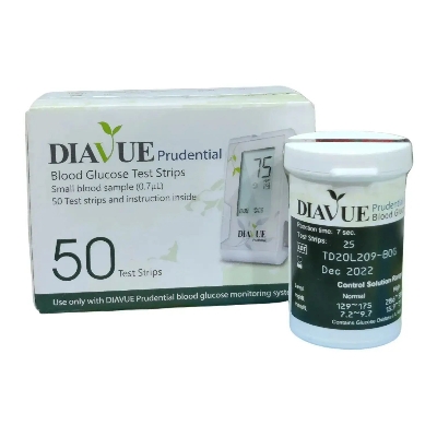 Picture of Diavue Blood Glucose Test Strip (25*2)50 PCS Not Machine