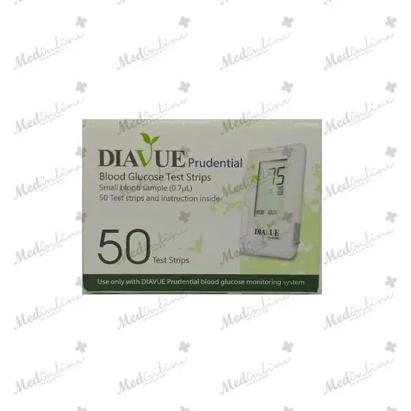 Picture of Diavue Blood Glucose Test Strip (25*2)50 PCS Not Machine