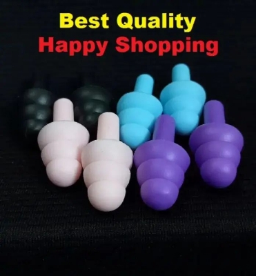 Picture of Waterproof Silicone Ear Plugs Sleep Noise Prevention Earplugs Noise Reduction