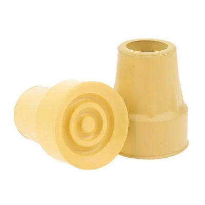 Picture of 2pcs Non-slip Rubber Walking Crutch Stick Tips (2.2cm) Shock Absorb Walker Tips,