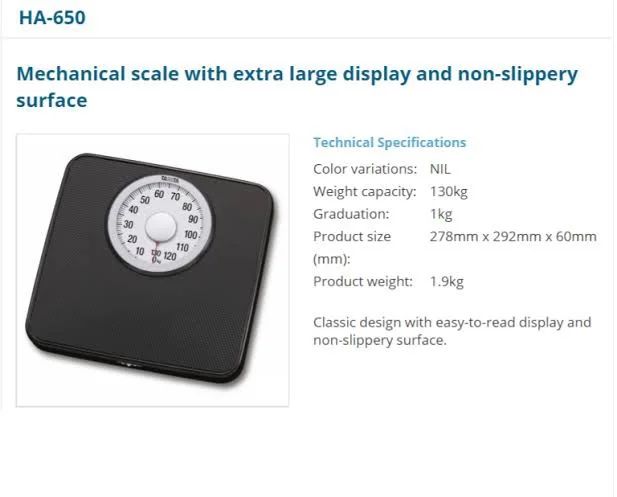 Picture of Tanita Manual Body Weight Machine