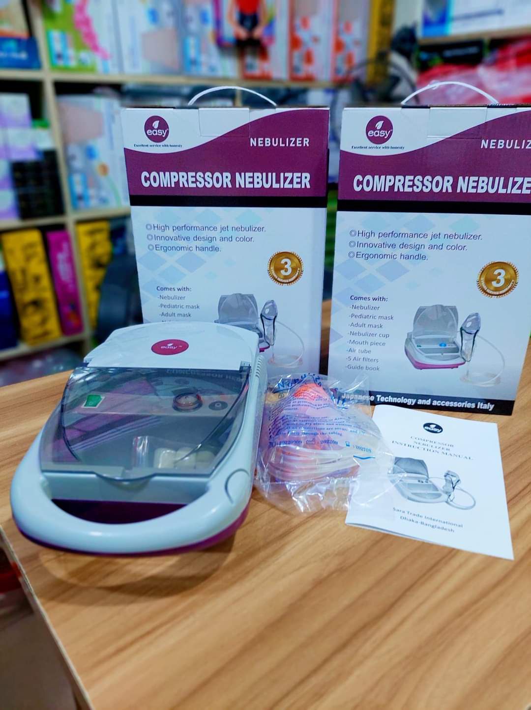 Picture of Easy Portable compressor nebulizer Child & Adults Nebulizetion 3 Years W...