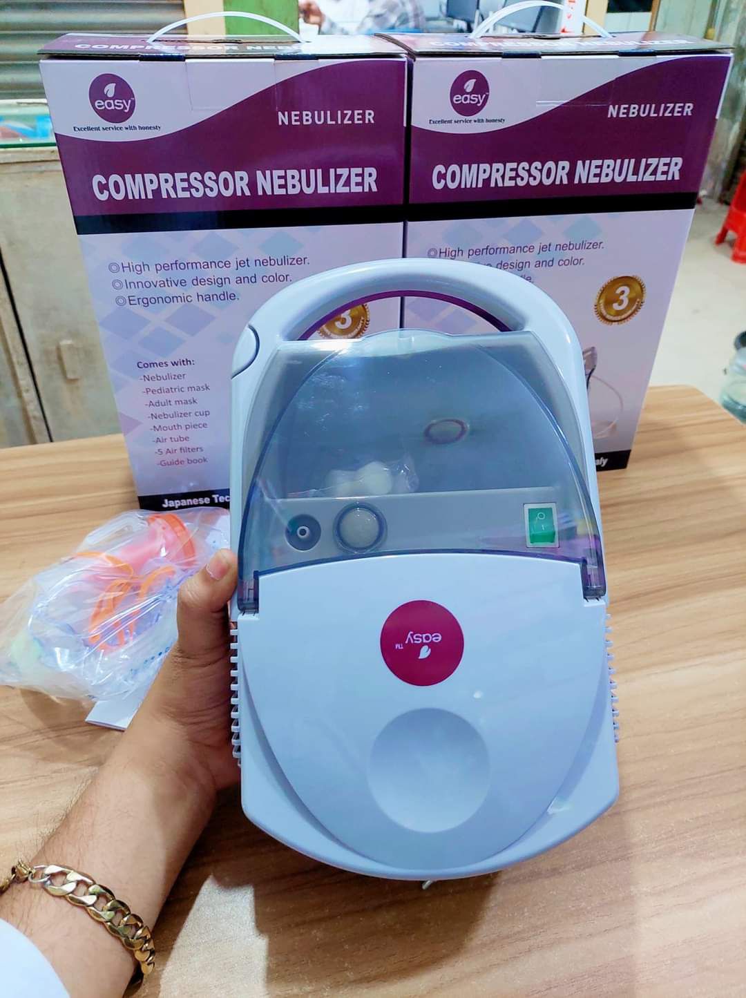 Picture of Easy Portable compressor nebulizer Child & Adults Nebulizetion 3 Years W...