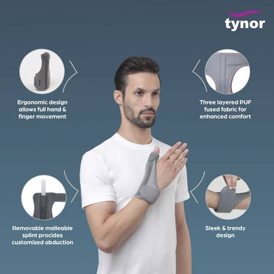 Picture of Tynor Premium Quality Thumb Spica Splint (Model No.F-06)