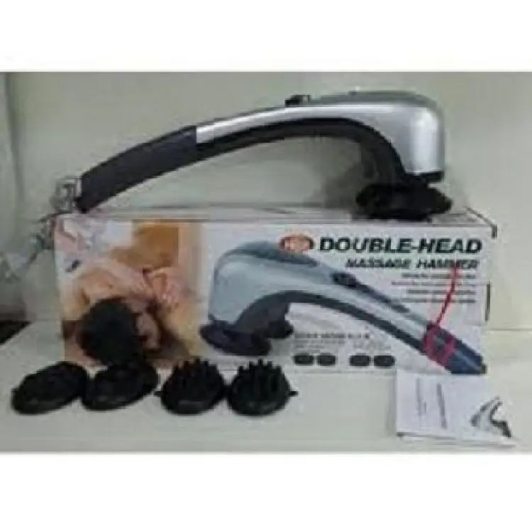 Picture of Powerful Electric Double Head Hammerpro Body Massager for Pain Relief/Acupressure Dual Hand Dolphin Double Point Body Massager