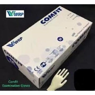 Picture of Comfit Examination Gloves (Size-M), 100Pcs/Box