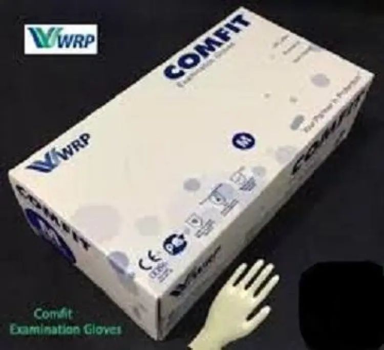 Picture of Comfit Examination Gloves (Size-M), 100Pcs/Box
